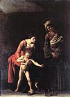 Caravaggio Madonna with the Serpent painting